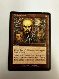 Tsabo's Web *Invasion* MTG Magic the Gathering - Image 1