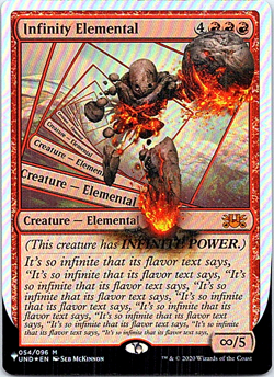 Infinity Elemental Magic The Gathering The List Foil Light Play - Image 1