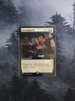 Monologue Tax (Extended Art) Commander 2021 Regular - Image 1