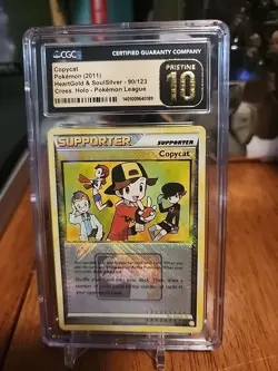 CGC Pristine 10 - Copycat - Heartgold & Soulsilver 90/123 - Pokemon League - Image 1