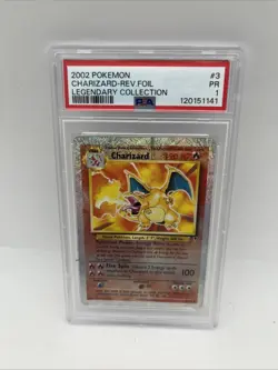 Charizard Reverse Holo PSA 1 Pokemon Legendary Collection #3 - Image 1