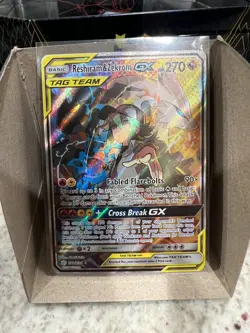 Pokemon Reshiram & Zekrom GX Cosmic Eclipse #222/236 NM - Image 1