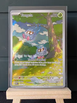 Pokemon TCG Tangela Scarlet & Violet 151 Holo Illustration Rare 178/165 Mint - Image 1