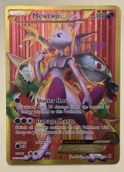 Pokemon TCG Mewtwo EX 164/162 BREAKthrough Secret Rare Full Art 2015 - Image 1