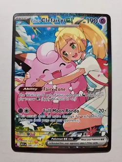 Pokemon Ascended Heroes Lillie's Clefairy ex 280/217 SIR English NM - Image 1