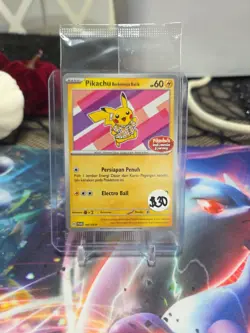NEW! - Pokemon Pikachu Berkemeja Batik 190/SV-P Indonesia Journey Sealed Promo - Image 1