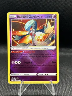 Pokemon TGC Radiant Gardevoir 069/196 Holo Rare Lost Origin - Image 2