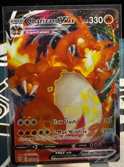 Pokemon Charizard VMAX 020/189 SWSH: Darkness Ablaze Holo Near Mint - Image 1