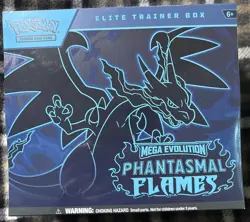 Pokemon TCG Phantasmal Flames Elite Trainer Box Sealed - Image 1