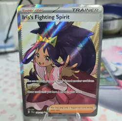 Pokemon Iris's Fighting Spirit 180/159 Journey Together Full Art Ultra Rare Holo - Image 1