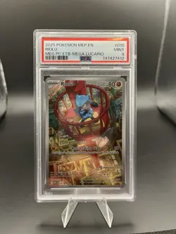 Riolu - 010 (Pokemon Center Exclusive) 010 Me: Mega Evolution Promo Holo - Image 1