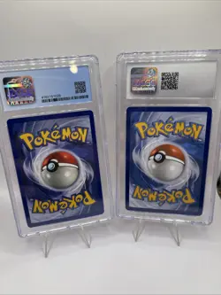 Pokemon Mankey Pair Cgc Grade GM 9.5 Jungle 1st Ed & M 9 Fusion Strike Error - Image 2