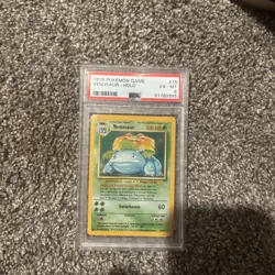 Pokemon Venusaur Base Set Unlimited Holo Rare #15 PSA 6 -995C4 - Image 1