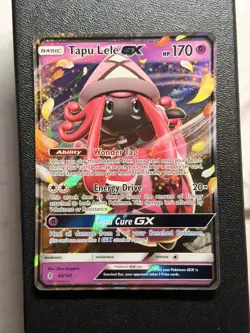 Tapu Lele GX 60/145 Ultra Rare Sun Moon Guardians Rising Pokemon TCG NM - Image 1