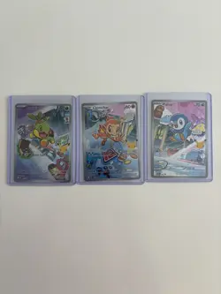 Pokemon 2026 First Partners Illustration Collection Promo Set - Sinnoh Starters - Image 1