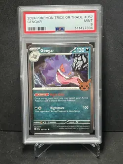 2024 Pokemon Trick or Trade Gengar 057/091 PSA 9 - Image 1