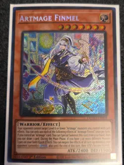Yu-Gi-Oh! Artmage Finmel *SECRET RARE* DUAD-EN009 1st Edition NM/M - Image 1