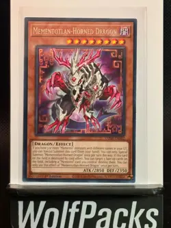 Yu-Gi-Oh! Mementotlan-Horned Dragon VASM-EN002 Valiant Smashers 1st Edition Rare - Image 1