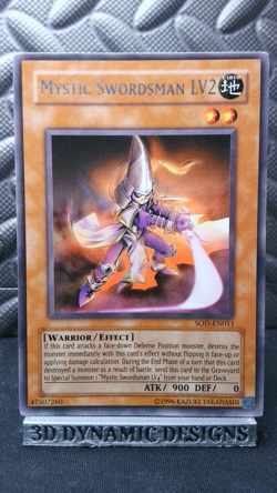 | Yugioh Mystic Swordsman LV2 SOD-EN011 Rare Soul Of The Duelist NM 🔥 | - Image 1