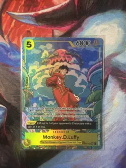 One Piece Monkey D Luffy OP07-109 SR Treasure Rare Alternative Art - Image 1