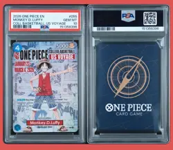 2026 ONE PIECE PROMOS COLLEGE BASKETBALL US VOYAGE MONKEY D. LUFFY PSA 10 - Image 1