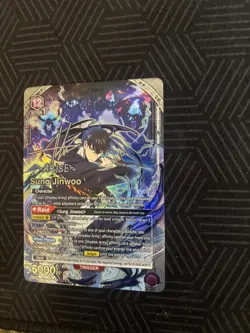 Union Arena: Sung Jinwoo SR** (022) Signature, UE17BT : Solo Leveling - Image 4