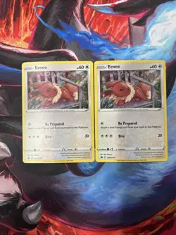 2x Eevee SWSH175 SWSH: Sword & Shield Promo Cards Holo - Image 1