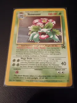 Pokemon TCG Card - Venusaur (2000 Black Star Promo 13 English Vintage) - Image 2