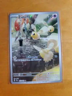 Pokemon TCG Cutiefly Illustration Rare Card 172/162 SV05: Temporal Forces - Image 1