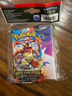 New Sealed Pokemon TCG Mega Evolution Mini Portfolio Binder (Holds 60 Cards) - Image 1