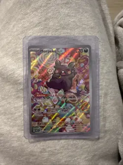 Pokemon TCG Morpeko Paradox Rift Holo Illustration Card 206/182 - Image 1