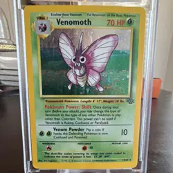 Pokemon Venomoth Jungle 13/64 Holo Rare 70 HP Wizards 1999 Card - Image 1