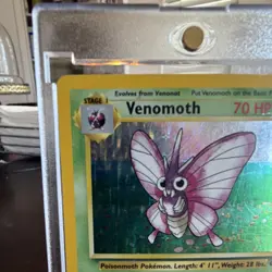 Pokemon Venomoth Jungle 13/64 Holo Rare 70 HP Wizards 1999 Card - Image 2