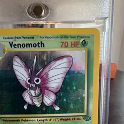 Pokemon Venomoth Jungle 13/64 Holo Rare 70 HP Wizards 1999 Card - Image 3