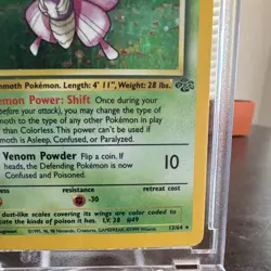 Pokemon Venomoth Jungle 13/64 Holo Rare 70 HP Wizards 1999 Card - Image 4