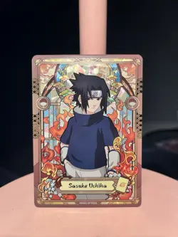 Sasuke Uchiha NARUTO NRSA01-SP-002L5 Naruto Kayou Card - ENGLISH - Heaven Scroll - Image 1