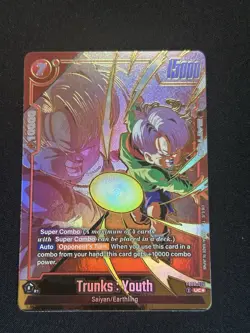 Trunks:Youth FB08-016 Super Combo UC Alt Art Dragonball Super Card Game - Image 1