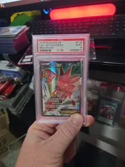 Pokemon TCG Scizor-EX Breakpoint Full Art Holo Card 119/122 - Image 1