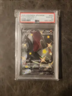 Pokemon Japanese Shiny Star v Charizard Trading Card 307/190 PSA 10 - Image 1