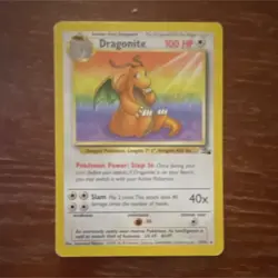 Pokemon Dragonite Fossil Rare 19/62 Stage 2 Regular 100 HP English Card - Image 1