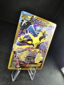 STUNNING Alakazam EX - 125/124 - Pokemon Fates Collide XY Secret Rare Card NM - Image 1