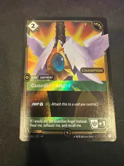 Riftbound Summoner Skirmish Guardian Angel Champion Promo Card Spiritforged 051 - Image 1