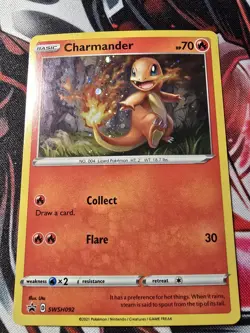 Charmander - SWSH092 - SWSH: Sword & Shield Promo Card Pokemon TCG - NM - Image 1