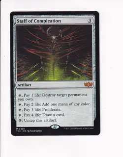 MAGIC THE GATHERING MTG COMMANDER: TARKIR: DRAGONSTORM STAFF OF COMPLEATION - Image 1