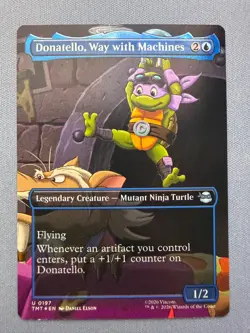 Donatello, Way with Machines #197 *Foil* - Teenage Mutant Ninja Turtles MTG TMNT - Image 1