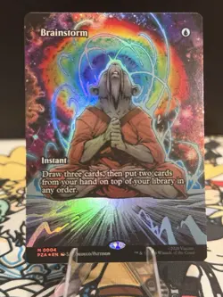 MTG: TMNT - Brainstorm (Borderless) Foil M 0004 - Image 1