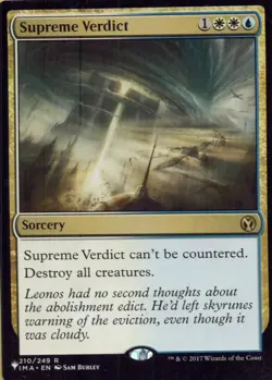 The List Reprints #210 Supreme Verdict - Image 1