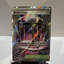 Battle Cage 116/094 Me02: Phantasmal Flames Ultra Rare Full Art Holo Pokemon TCG - Image 1