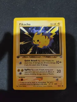 Pokemon Pikachu Neo Genesis 1st Edition Rare Regular 70/111 Card English - Image 1