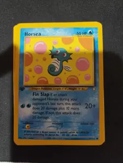 Pokemon Horsea 62/111 Neo Genesis Regular, 1st Edition - Image 1